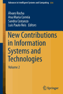 New Contributions in Information Systems and Technologies: Volume 2