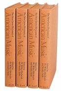 New Grove Dictionary American Music 4 Volumes