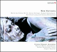 New Horizons - Marcus Weiss (saxophone); Raphael Rosenfeld (cello); Viviane Chassot (accordion); Vogler Quartet