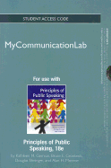 New Mycommunicationlab -- Standalone Access Card -- For Principles of Public Speaking