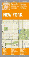 New York City Map - Espaol Ingles 22.5 X 68 CM.