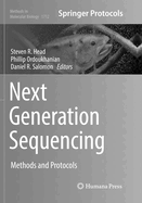 Next Generation Sequencing: Methods and Protocols