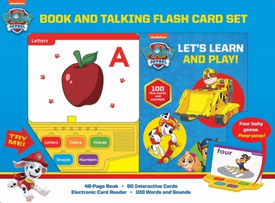 Nickelodeon Paw Patrol: Let's Learn and Play! Book and Talking Flash Card Sound Book Set - Pi Kids, and Facknitz, Jarod (Narrator)