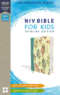 NIV, Bible for Kids, Flexcover, Teal, Red Letter, Comfort Print: Thinline Edition