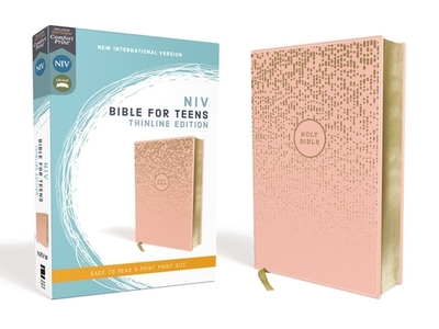 Niv, Bible for Teens, Thinline Edition, Leathersoft, Pink, Red Letter Edition, Comfort Print - Zondervan