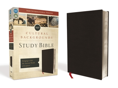 NIV, Cultural Backgrounds Study Bible, Bonded Leather, Black: Bringing to Life the Ancient World of Scripture - Keener, Craig S, Ph.D. (Editor), and Walton, John H, Dr., Ph.D. (Editor), and Zondervan