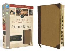 NIV, Cultural Backgrounds Study Bible, Imitation Leather, Indexed: Bringing to Life the Ancient World of Scripture