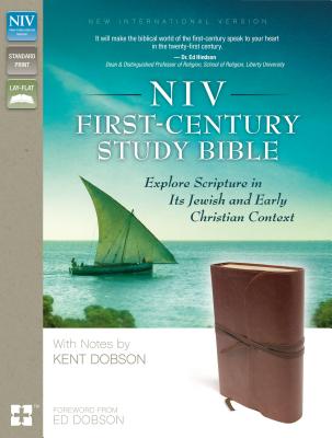 NIV, First-Century Study Bible, Leathersoft, Brown: Explore Scripture in Its Jewish and Early Christian Context - Dobson, Kent (General editor)