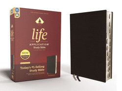 NIV, Life Application Study Bible, Third Edition, Bonded Leather, Black, Red Letter, Thumb Indexed