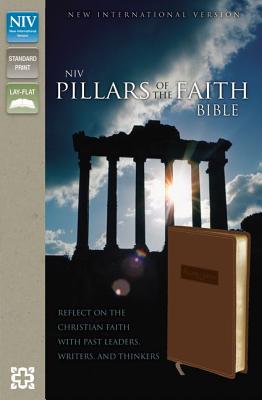 NIV, Pillars of the Faith, Leathersoft, Brown - Zondervan