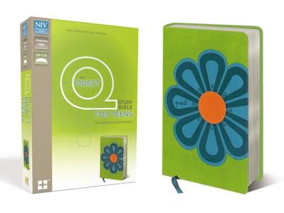 NIV, Quest Study Bible for Teens, Leathersoft, Green/Blue: The Question and   Answer Bible - Zondervan Publishing (Editor)