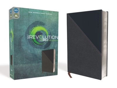 NIV, Revolution Bible, Imitation Leather, Gray/Navy: The Bible for Teen Guys - Livingstone Corporation (Editor), and Hudson, Christopher D (Editor), and Zondervan