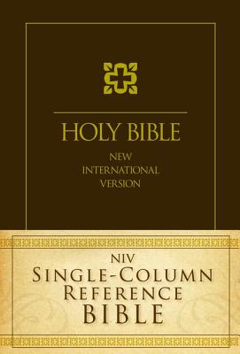 NIV, Single-Column Reference Bible, Hardcover - Zondervan Bibles (Creator)