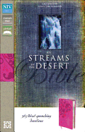 NIV, Streams in the Desert Bible, Leathersoft, Pink: 365 Thirst-Quenching Devotions