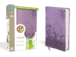 NIV, Teen Study Bible, Leathersoft, Purple