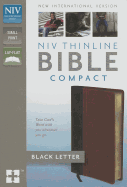 NIV, Thinline Bible, Compact, Imitation Leather, Brown/Tan