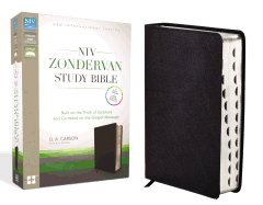 NIV Zondervan Study Bible, Bonded Leather, Black, Indexed: Built on the Truth of Scripture and Centered on the Gospel Message