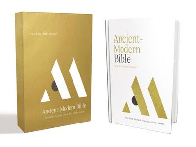 NKJV, Ancient-Modern Bible, Hardcover, Comfort Print: One Faith. Handed Down. for All the Saints. - Thomas Nelson