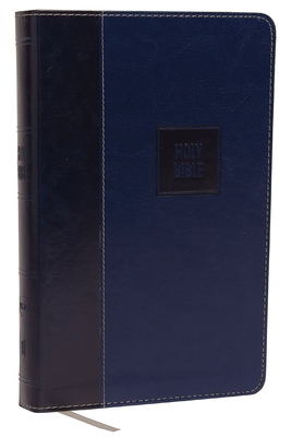 NKJV, Deluxe Gift Bible, Imitation Leather, Blue, Red Letter Edition - Thomas Nelson