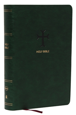 Nkjv, End-Of-Verse Reference Bible, Personal Size Large Print, Leathersoft, Green, Red Letter, Thumb Indexed, Comfort Print: Holy Bible, New King James Version - Thomas Nelson