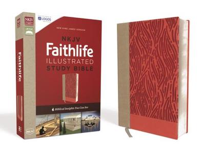 NKJV, Faithlife Illustrated Study Bible, Imitation Leather, Pink, Red Letter Edition: Biblical Insights You Can See - Barry, John D (Editor), and Mangum, Douglas (Editor), and Brown, Derek R (Editor)