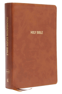 Nkjv, Foundation Study Bible, Large Print, Leathersoft, Brown, Red Letter, Thumb Indexed, Comfort Print: Holy Bible, New King James Version