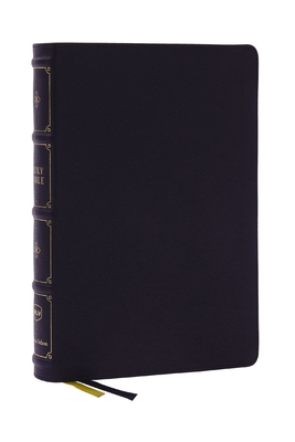 Nkjv, Large Print Thinline Reference Bible, Blue Letter, MacLaren Series, Leathersoft, Black, Comfort Print: Holy Bible, New King James Version - Thomas Nelson
