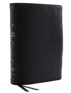 Nkjv, Reference Bible, Wide Margin Large Print, Premium Goatskin Leather, Black, Premier Collection, Red Letter Edition, Comfort Print: Holy Bible, New King James Version