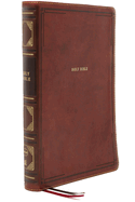 Nkjv, Thinline Reference Bible, Leathersoft, Brown, Red Letter Edition, Comfort Print: Holy Bible, New King James Version