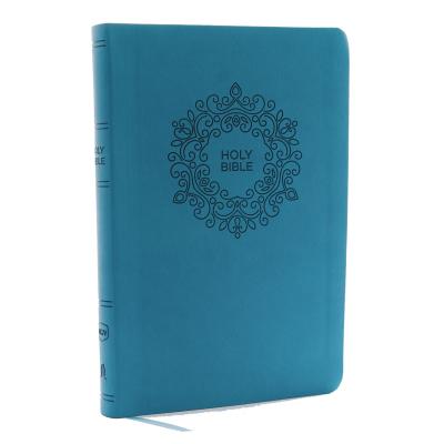 NKJV, Value Thinline Bible, Large Print, Imitation Leather, Blue, Red Letter Edition - Thomas Nelson