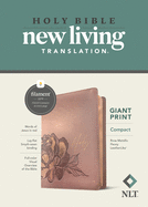 NLT Compact Giant Print Bible, Filament-Enabled Edition (Red Letter, Leatherlike, Navy Blue Cross)