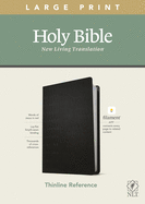 NLT Large Print Thinline Reference Bible, Filament Enabled Edition (Red Letter, Leatherlike, Black)