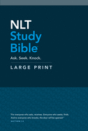 NLT Study Bible Large Print (Red Letter, Hardcover)