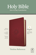 NLT Thinline Reference Bible, Filament Enabled Edition (Red Letter, Leatherlike, Berry)