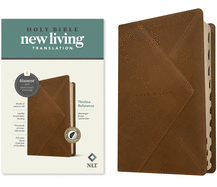 NLT Thinline Reference Bible, Filament Enabled Edition (Red Letter, Leatherlike, Messenger Brown, Indexed)