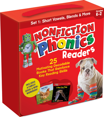 Nonfiction Phonics Readers Set 1: Short Vowels, Blends & More (Single-Copy Set): 25 Motivating Decodable Books That Reinforce Key Reading Skills - Charlesworth, Liza