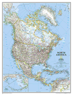 North America Classic [Enlarged and Laminated]