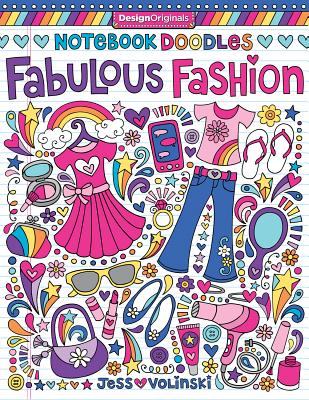 Notebook Doodles Fabulous Fashion: Coloring & Activity Book - Volinski, Jess
