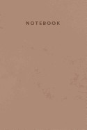 Notebook: Elegant Beige Nude Teal Leather Look Journal for Men and Women &#9733; Office Notes &#9733;school Supplies &#9733; Personal Diary 6 X 9 - A5 Notebook 130 Pages Workbook