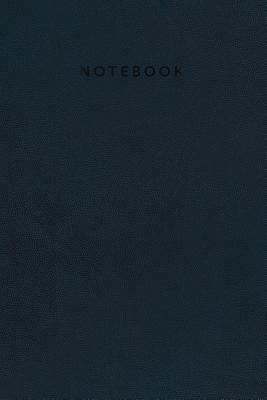 Notebook: Elegant Oxford Blue Leather Look Journal for Men and Women &#9733;school Supplies &#9733; Office Notes &#9733; Personal Diary 6 X 9 - A5 Notebook 130 Pages Workbook - Paper Juice