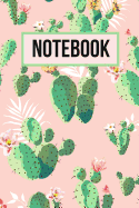 Notebook: Lined Cactus Journal / Notebook / Diary 6x9