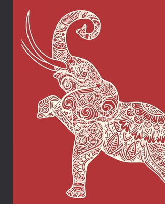 Notebook: Red Elephant Notebook150 pages Wide Ruled School Notebook for Notes, Lists, Journaling, Diary - Notebooks, Not Your Ordinary