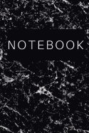 Notebook: Unlined Notebook - Blank Journal (6 x 9 inches) - 100 pages, Glossy Black Cover