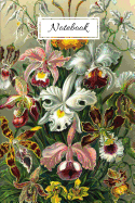 Notebook: Vintage Nature Journal Featuring Orchids By Haeckel (6 x 9 Lined Notebook, 110 pages)