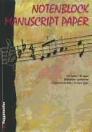 Notenblock Manuscript Paper