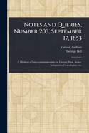 Notes and Queries, Number 203, September 17, 1853