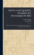 Notes and Queries, Number 212, November 19, 1853