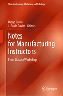 Notes for Manufacturing Instructors: From Class to Workshop