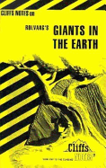 Notes on Rolvaag's "Giants in the Earth"