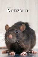 Notizbuch: Ratte Notizbuch; Ich liebe Ratten Notizbuch; 6x9inch Notizbuch mit 108-Seiten